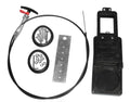 Valterra TC172 72" Flexible Cable Kit with 1-1/2" Valve , Black