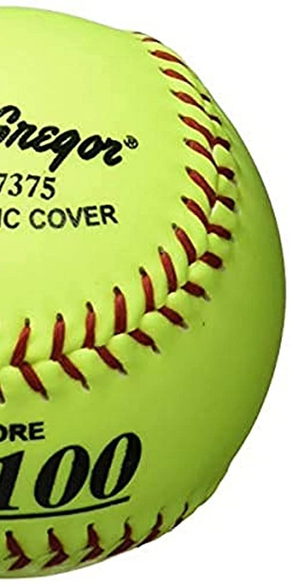 MacGregor X52RE ASA Slow Pitch Synthetic Softball, 12-Inch, Pack of 12