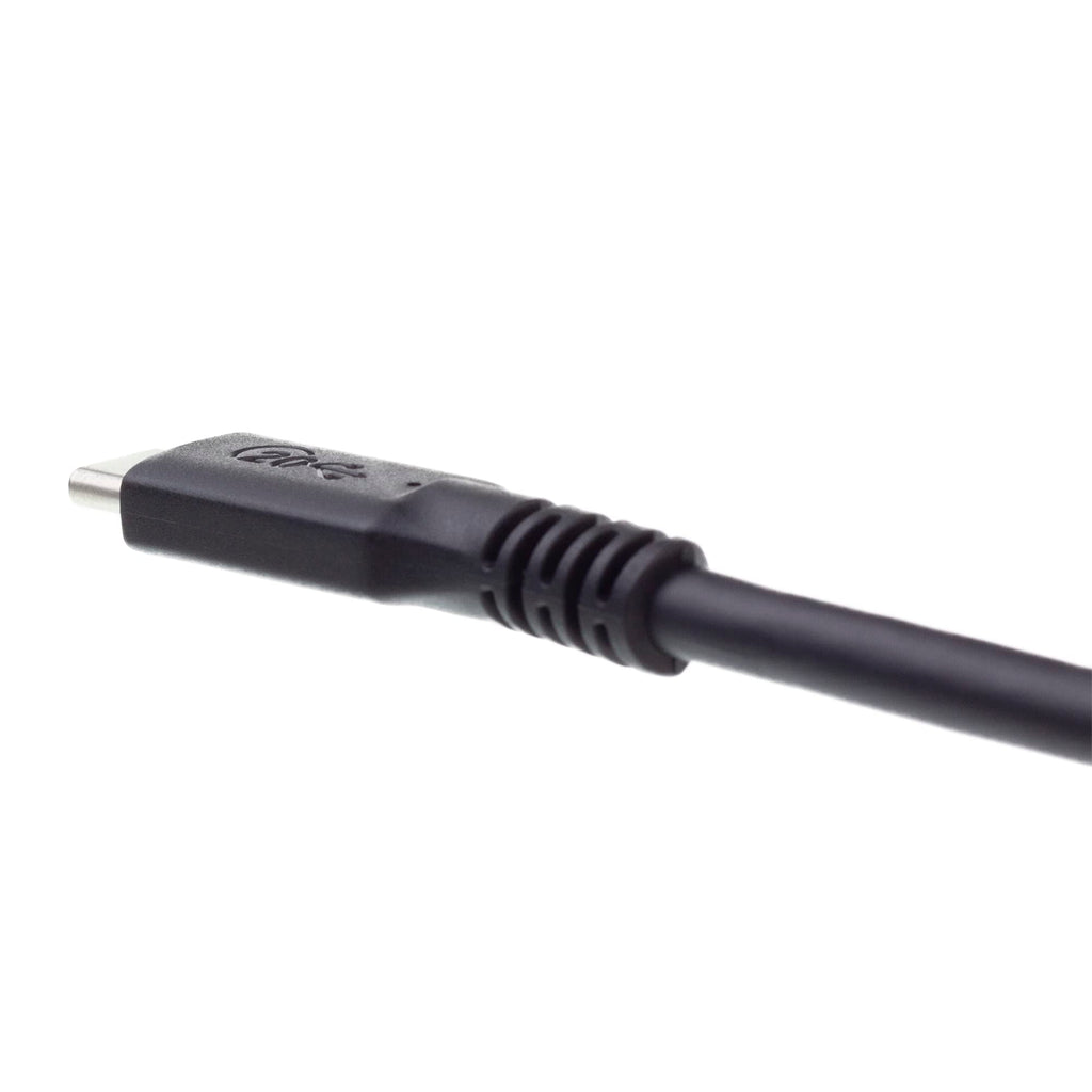 CableWholesale USB C to USB C Cable 6ft, 20Gbps 100 watt Fast Charging Cable, USB4 Type C Male to Male, PVC Jacket, Black