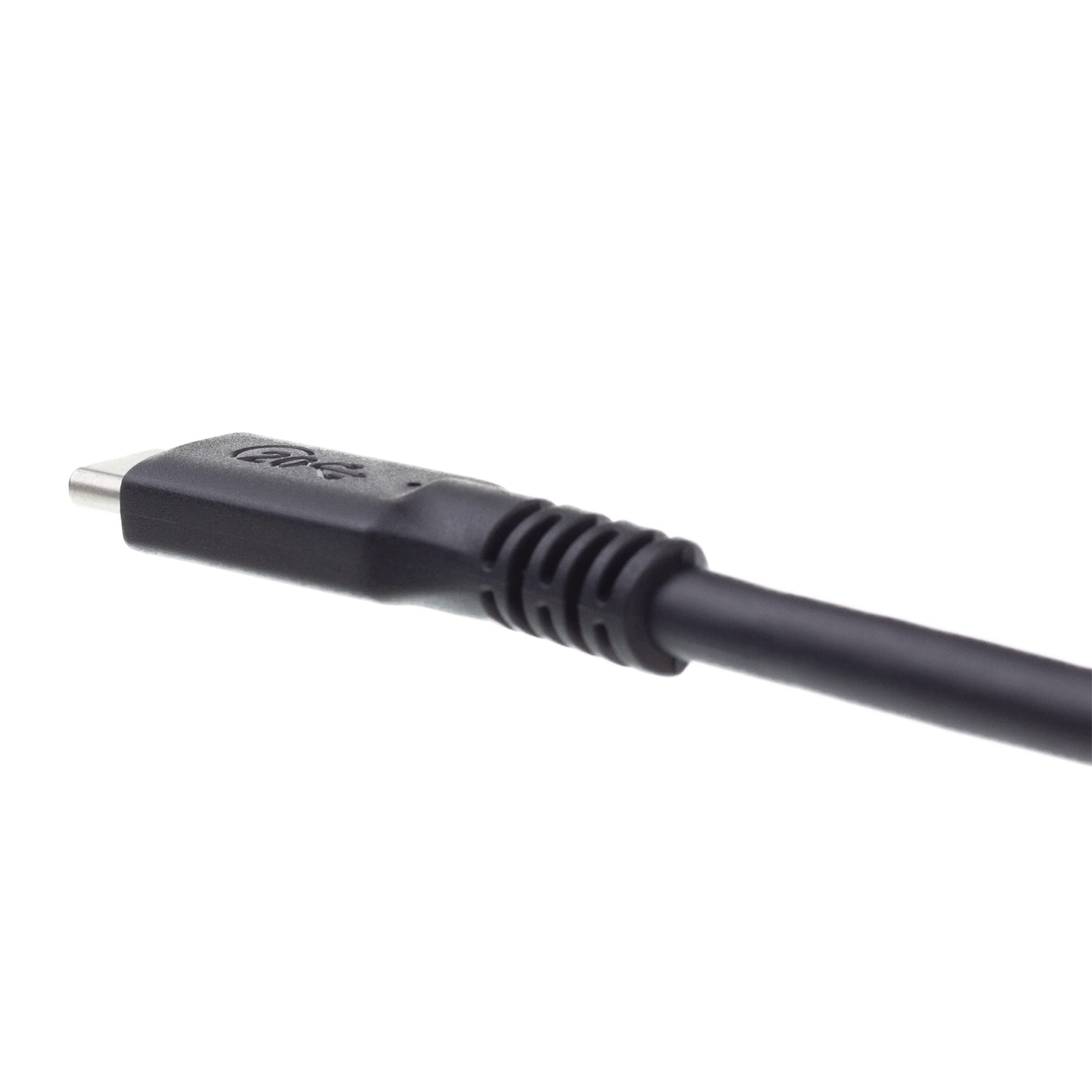 CableWholesale USB C to USB C Cable 6ft, 20Gbps 100 watt Fast Charging Cable, USB4 Type C Male to Male, PVC Jacket, Black