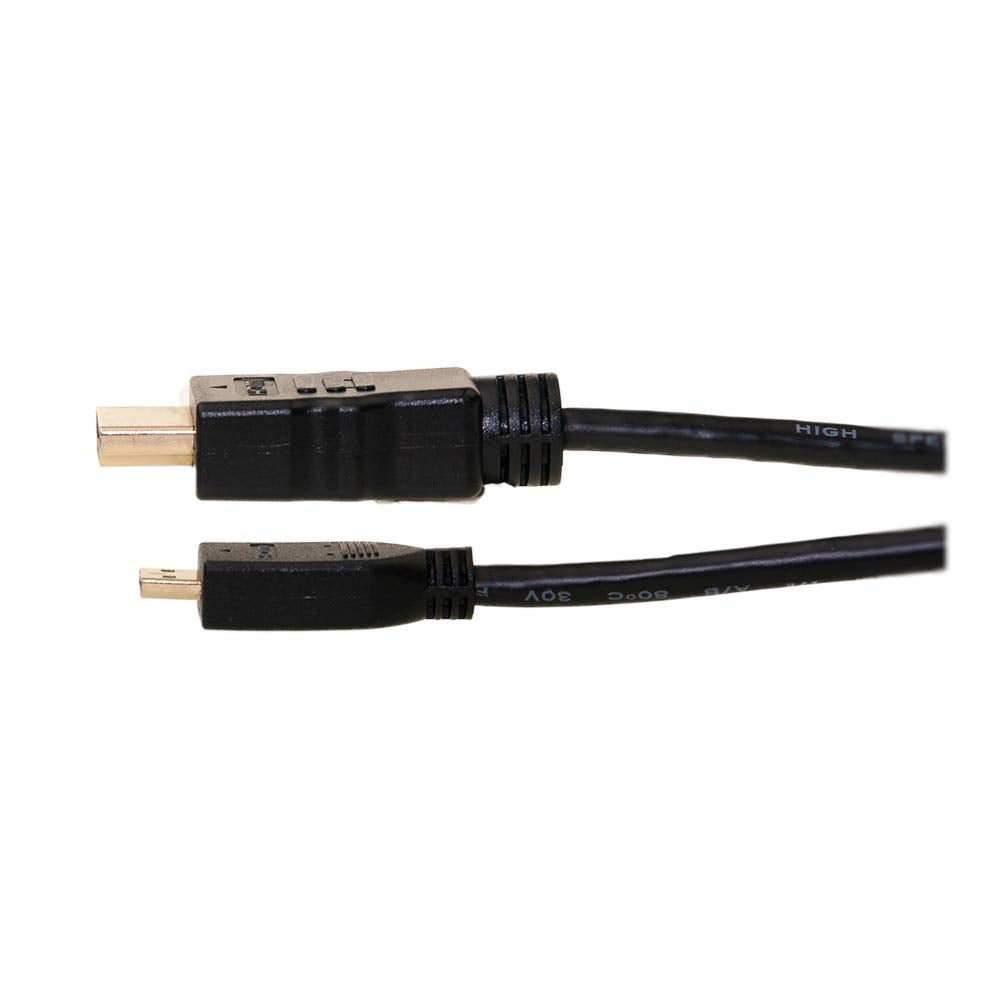 CableWholesale Micro HDMI Cable, High Speed 10.2 Gbps with Ethernet, HDMI Male (Type A) to Micro HDMI Male (Type D) for Camera and Tablet, 15 feet
