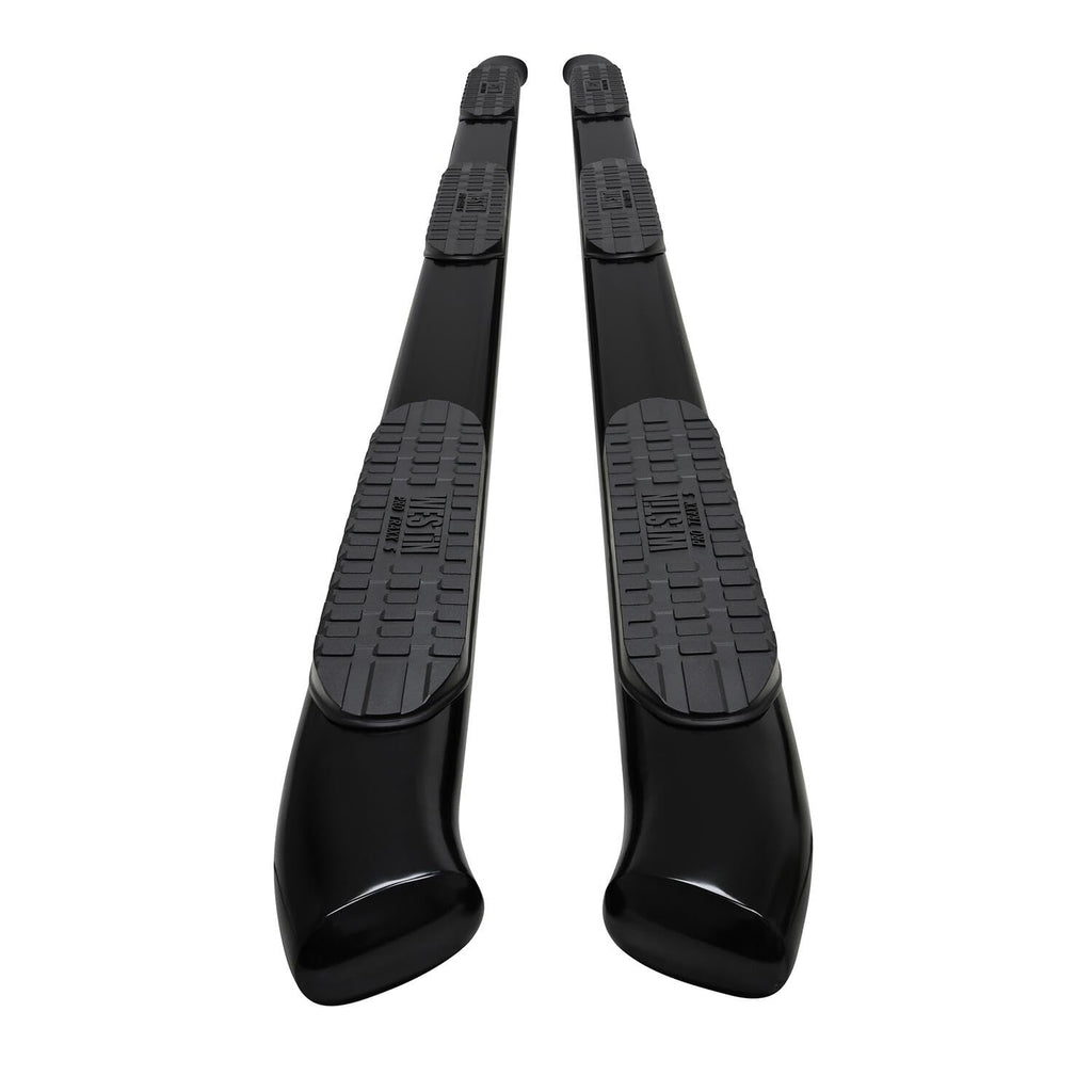 Westin 21-534345 PRO TRAXX 5 Oval Wheel to Wheel Nerf Bars Black Pair