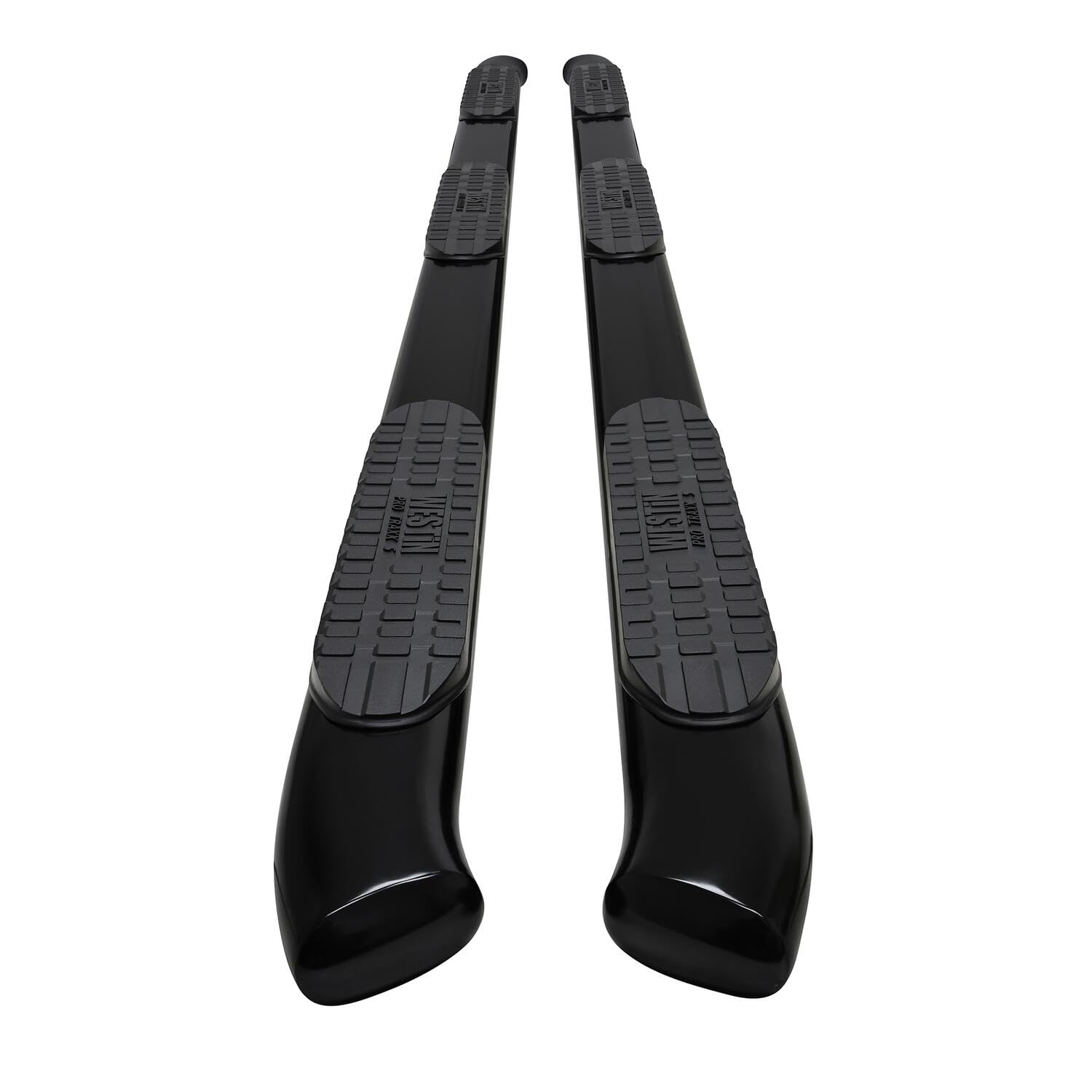 Westin 21-534345 PRO TRAXX 5 Oval Wheel to Wheel Nerf Bars Black Pair