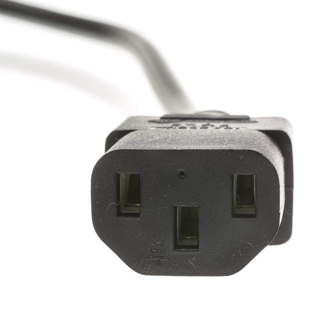 CableWholesale 6ft Computer/Monitor Power Cord with Fuse - BS 1363 to C13, VDE Approved - UK/England Compatible