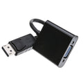 Cable Wholesale DisplayPort to VGA Adapter Cable, DisplayPort Male to HD15 Female, Only Works from DisplayPort to VGA, 6 inch