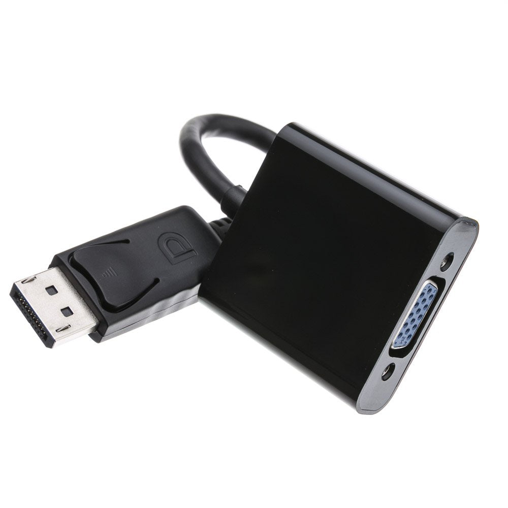 Cable Wholesale DisplayPort to VGA Adapter Cable, DisplayPort Male to HD15 Female, Only Works from DisplayPort to VGA, 6 inch