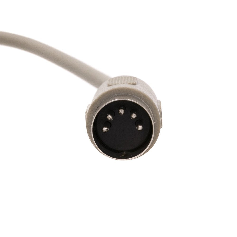 CableWholesale at Keyboard Extension Cable, Din5 Male to Din5 Female, 5 Conductor, Straight, 6 Foot, Keyboard Extension Cable Din