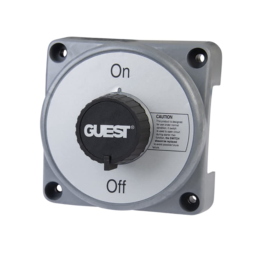 Guest 2304A Heavy Duty Diesel Power Marine Battery Extra Duty On/Off Switch (600 Continuous, 1000 Momentary Amps)