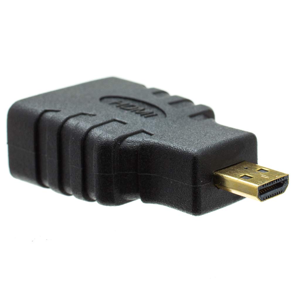 CableWholesale Micro HDMI to HDMI Adapter, Micro HDMI (Type D) Male to HDMI Female