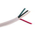 CableWholesale Speaker Cable, White, Pure Copper, CM/in-Wall Rated, 14/4 (14 AWG 4 Conductor), 105 Strand / 0.16mm, Pullbox, 500 feet