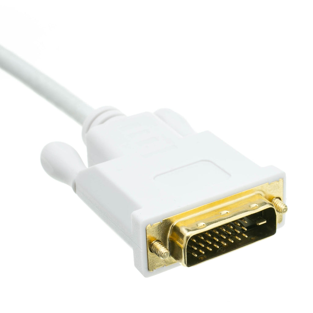 Mini DisplayPort to DVI Video Cable, Mini DisplayPort Male to DVI Male, 15 Foot