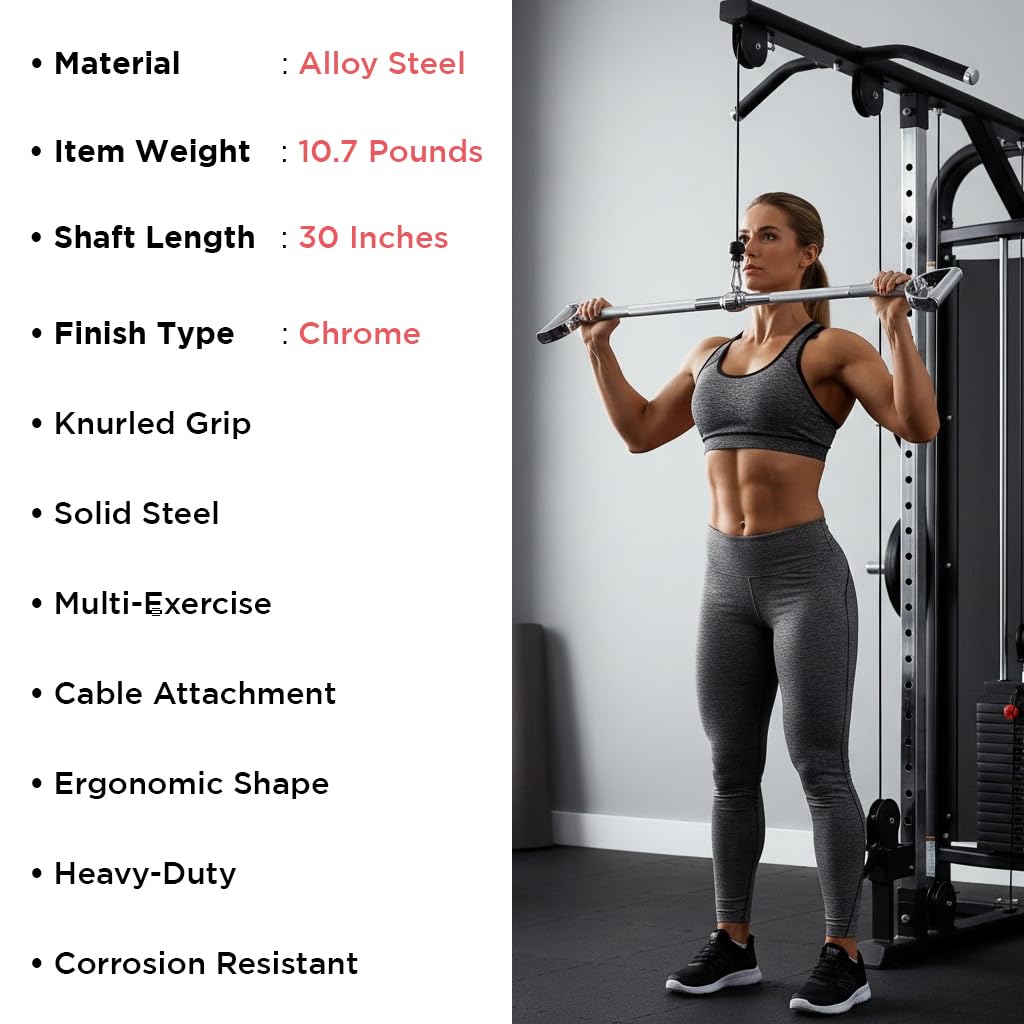 Champion Pro-Style Lat Bar