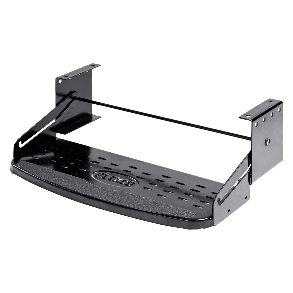 Stromberg Carlson Manual RV Step SMFP-1100 – Foldable Camper Stairs for Trailer, Portable Single Pull Out Platform for RV, Rust Resistant Construction, Exterior Camper Step, 24" Wide Non-Skid Design