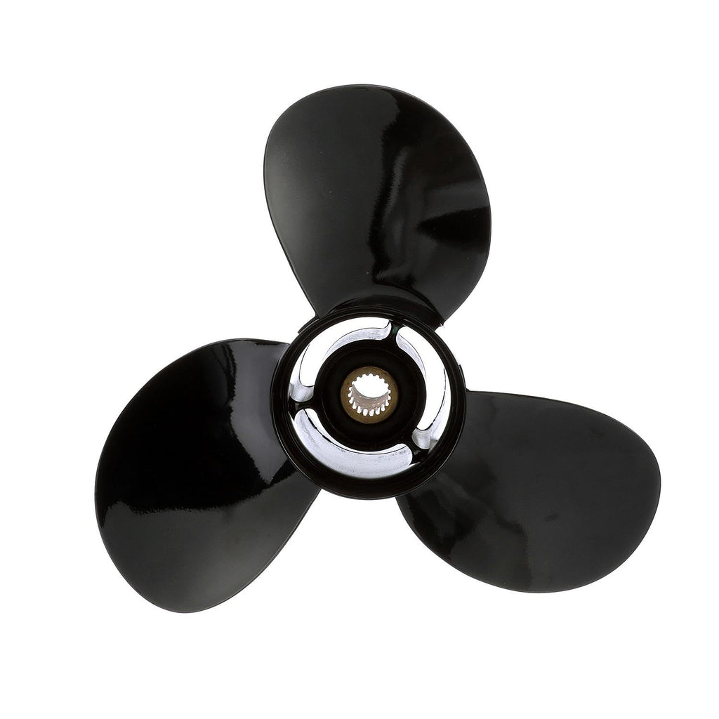 Quicksilver Black Diamond Bravo Two Propeller Black Finish, 17.75 dia x 21 pitch, Right Hand