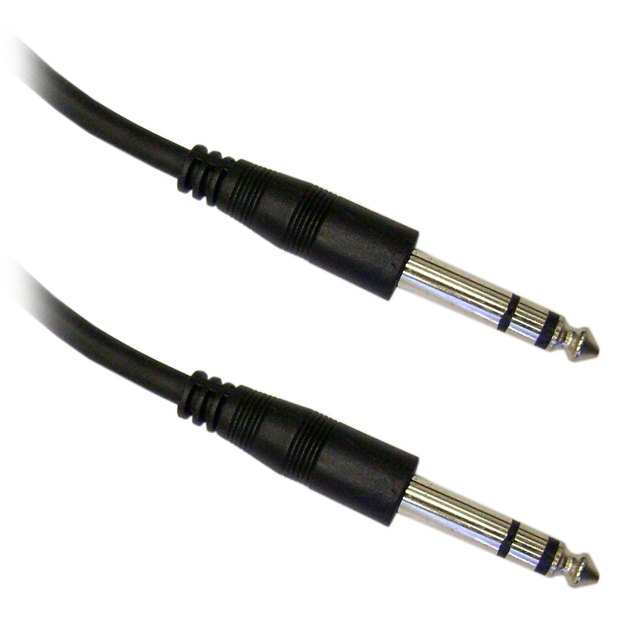 CableWholesale 6-Feet 1/4-Inch Stereo Male to 1/4" Stereo Female Cable (10A1-62206)
