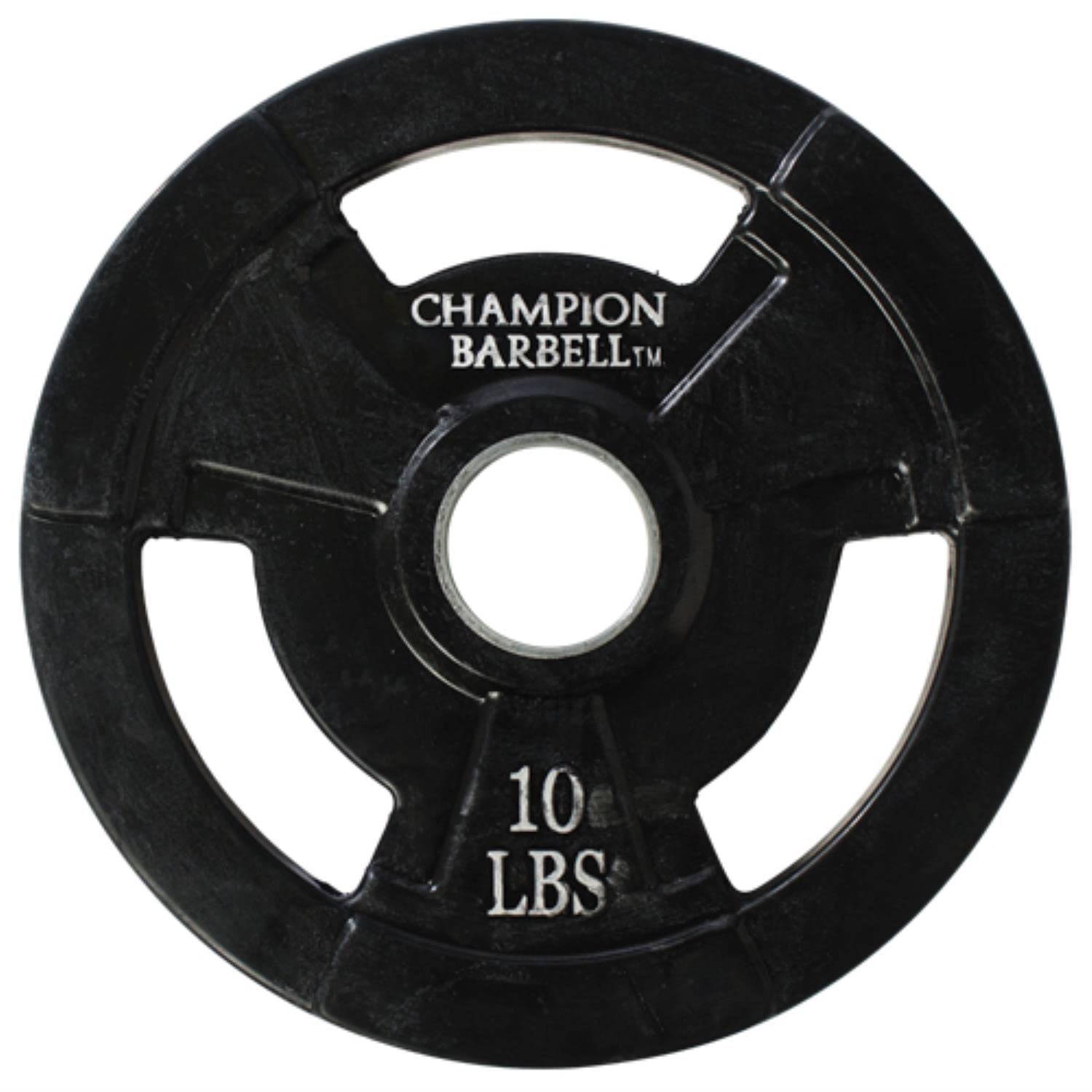 Champion Rubber Coated Grip Plate (10-Pound)