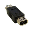 CableWholesale Firewire Coupler/Gender Changer, IEEE-1394a, 6 Pin Female / 6 Pin Female