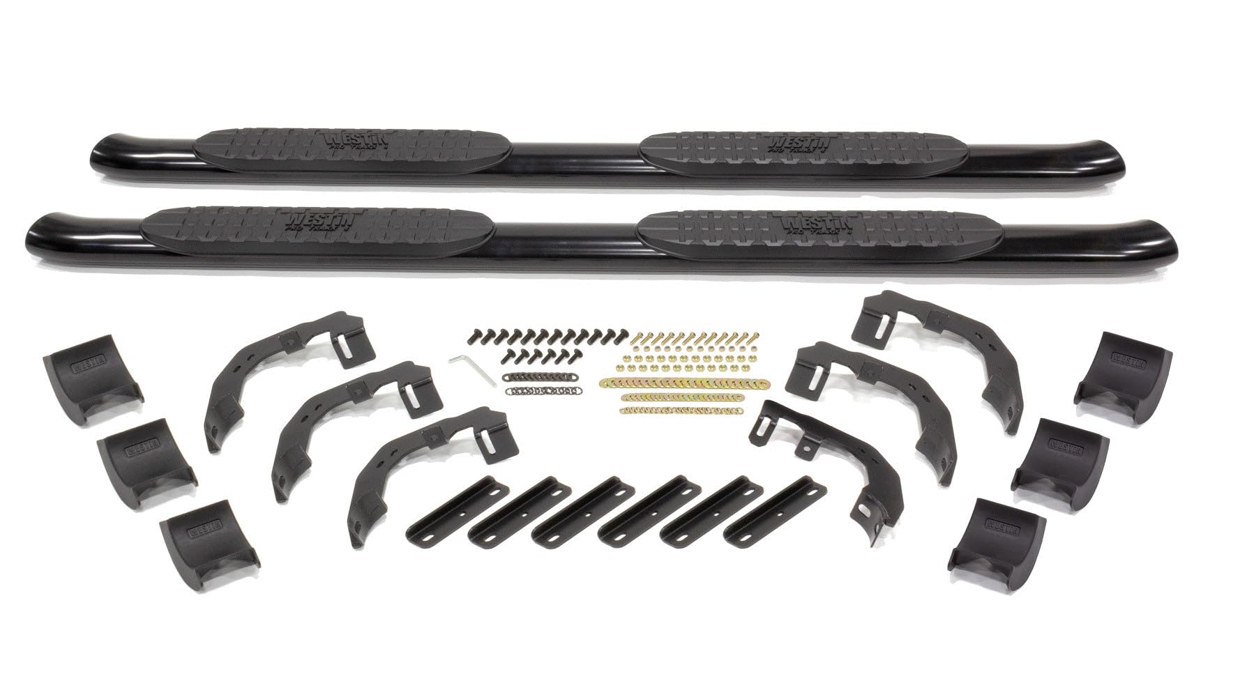 Westin 21-24095 PRO TRAXX 4 Oval Nerf Bars Black Pair