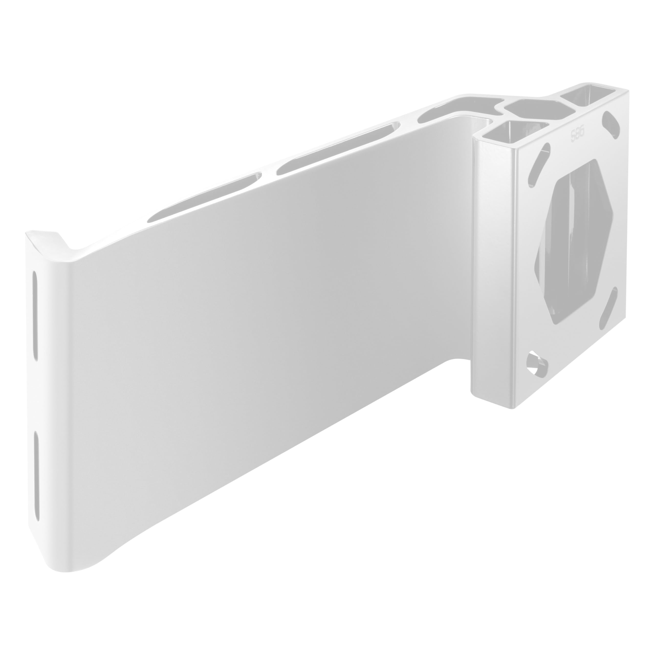 Minn Kota Jack Plate Adapter Bracket for Raptor – Starboard, 8" Setback, 6" Rise, White