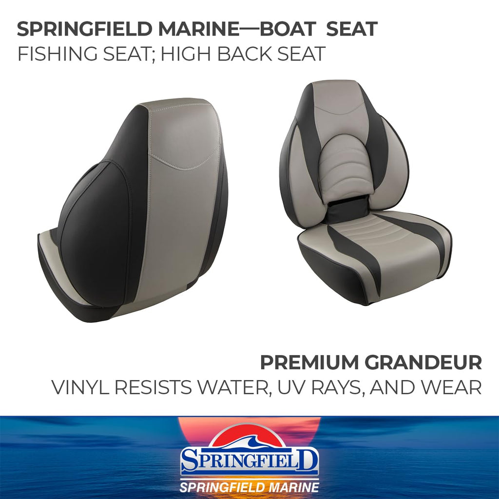 Springfield 1041634-1 Fish Pro 1 Charcoal/Grey Seat