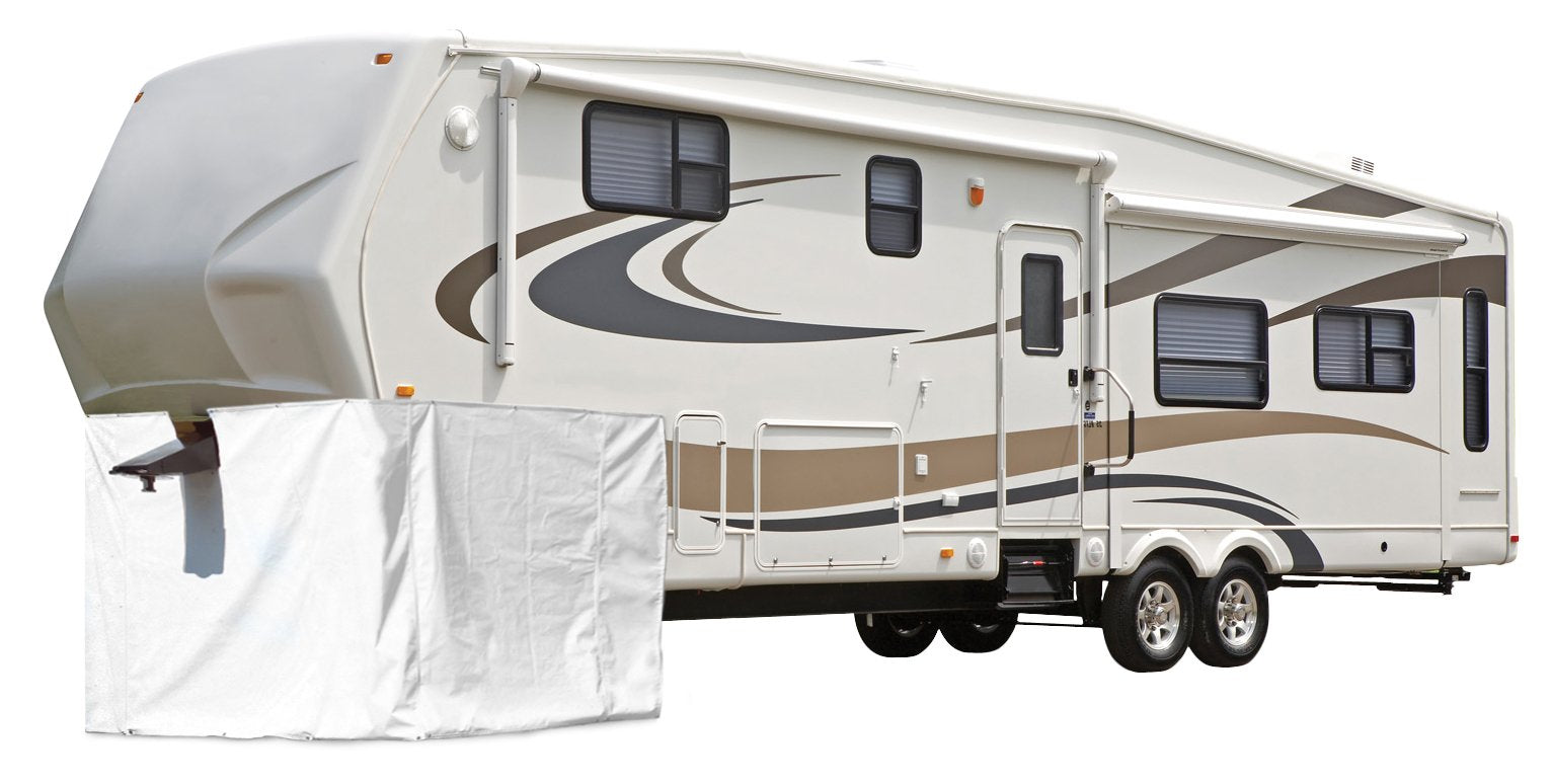 ADCO 3503 Storage Skirt for 5th Wheel RV Trailer, 296 Inch Length, Polar White