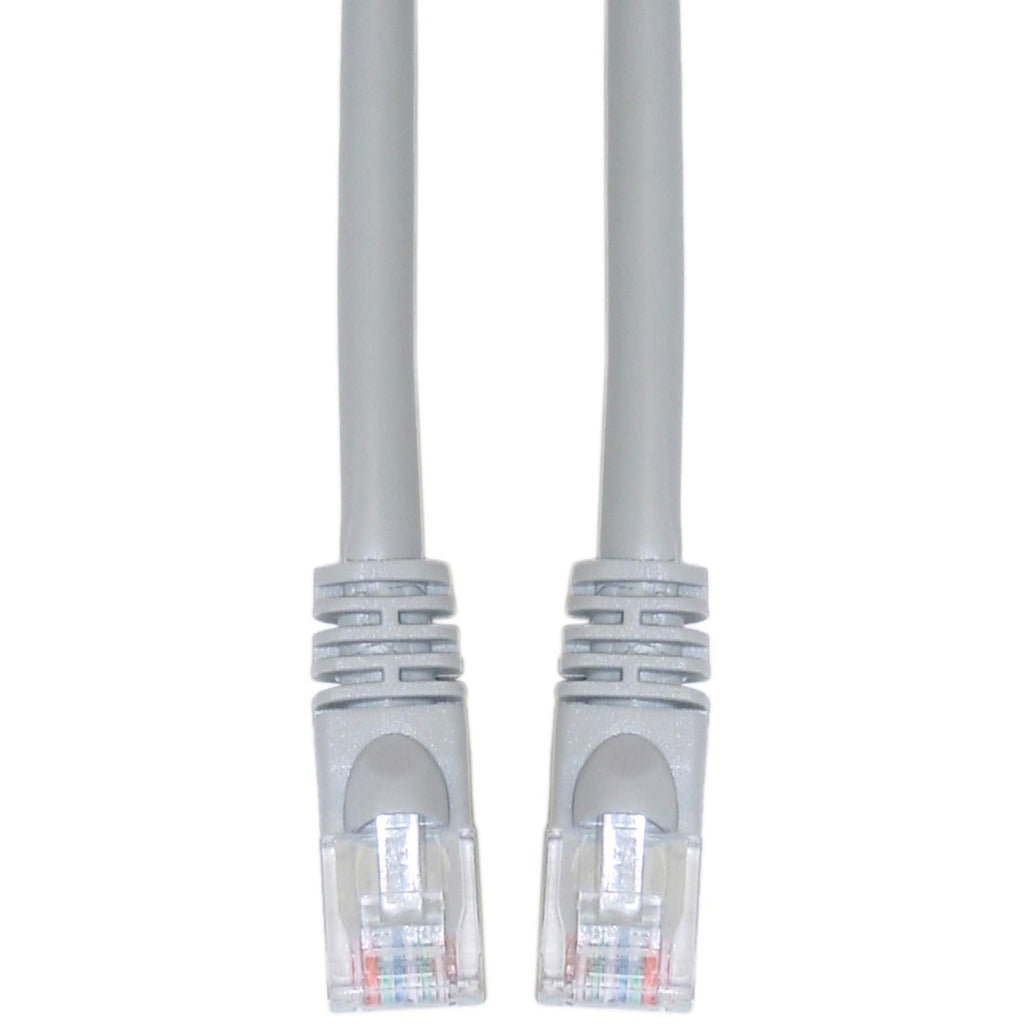 CableWholesale Cat5e Ethernet Crossover Cable, 24AWG Stranded Pure Copper, RJ45 Gold Plate Connector, Snagless Boot, Unshielded Twisted Pair (UTP) Internet Network Patch Cable, 5 Foot, Gray