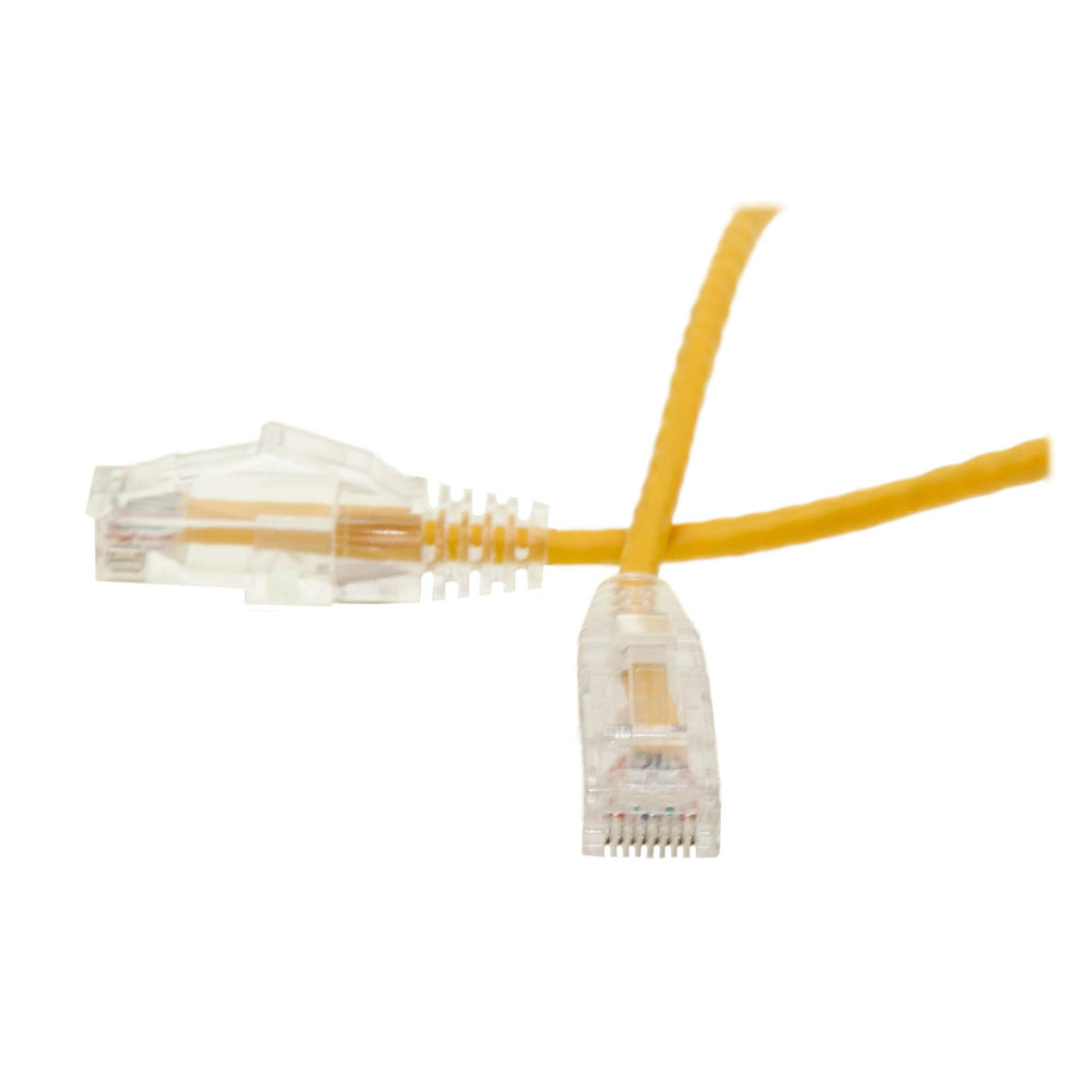 CableWholesale Cat6 Slim Ethernet Patch Cable, 28AWG, ETL Approved, RJ45 Gold Plate Connector Snagless/Boot Unshielded Twisted Pair (UTP), Internet Network Patch Cable, Gray, 6 Inch