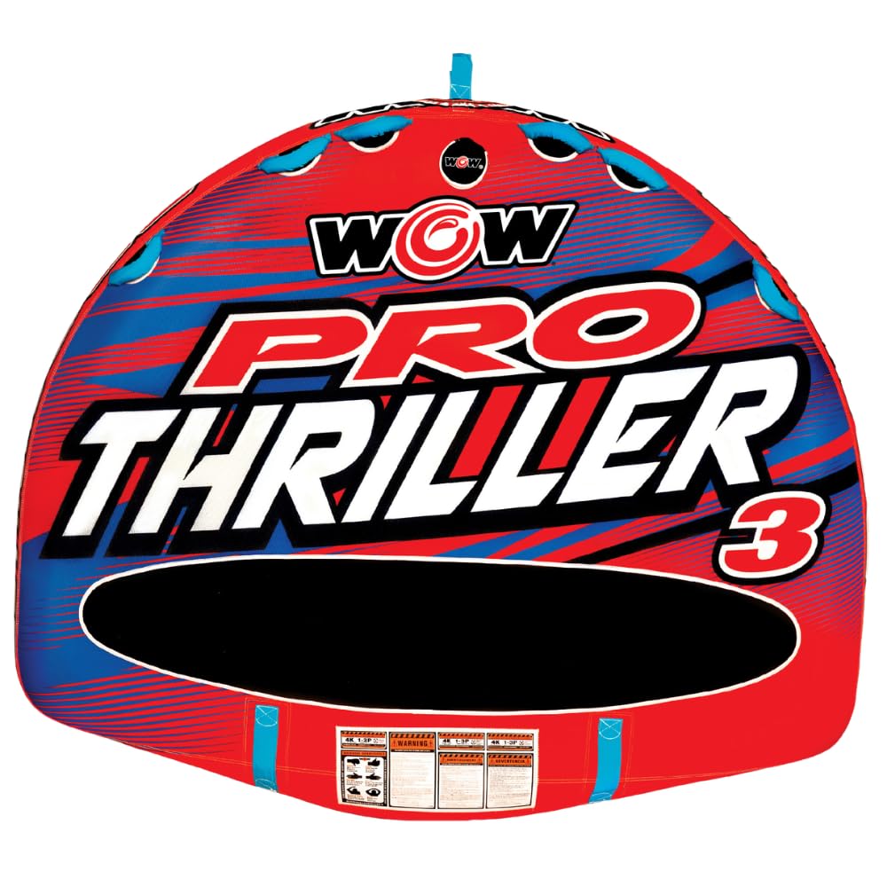 Wow Sports Pro Thriller 3 Towable Deck Tube - 1-3 Person