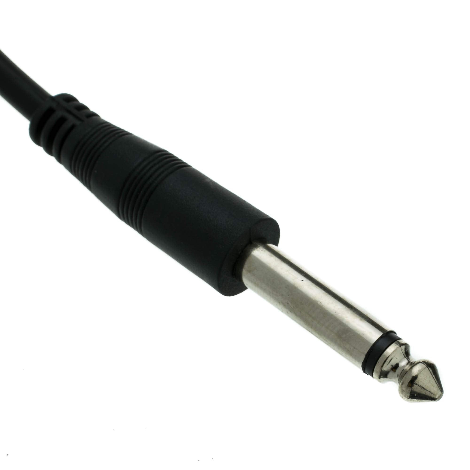 CableWholesale 1/4 Inch Mono Extension Cable, 50 feet 1/4" Male to 1/4" Female Plug for Electric Instruments (Guitar, Keyboard, Amplifier, Speakers, Synthesizers)