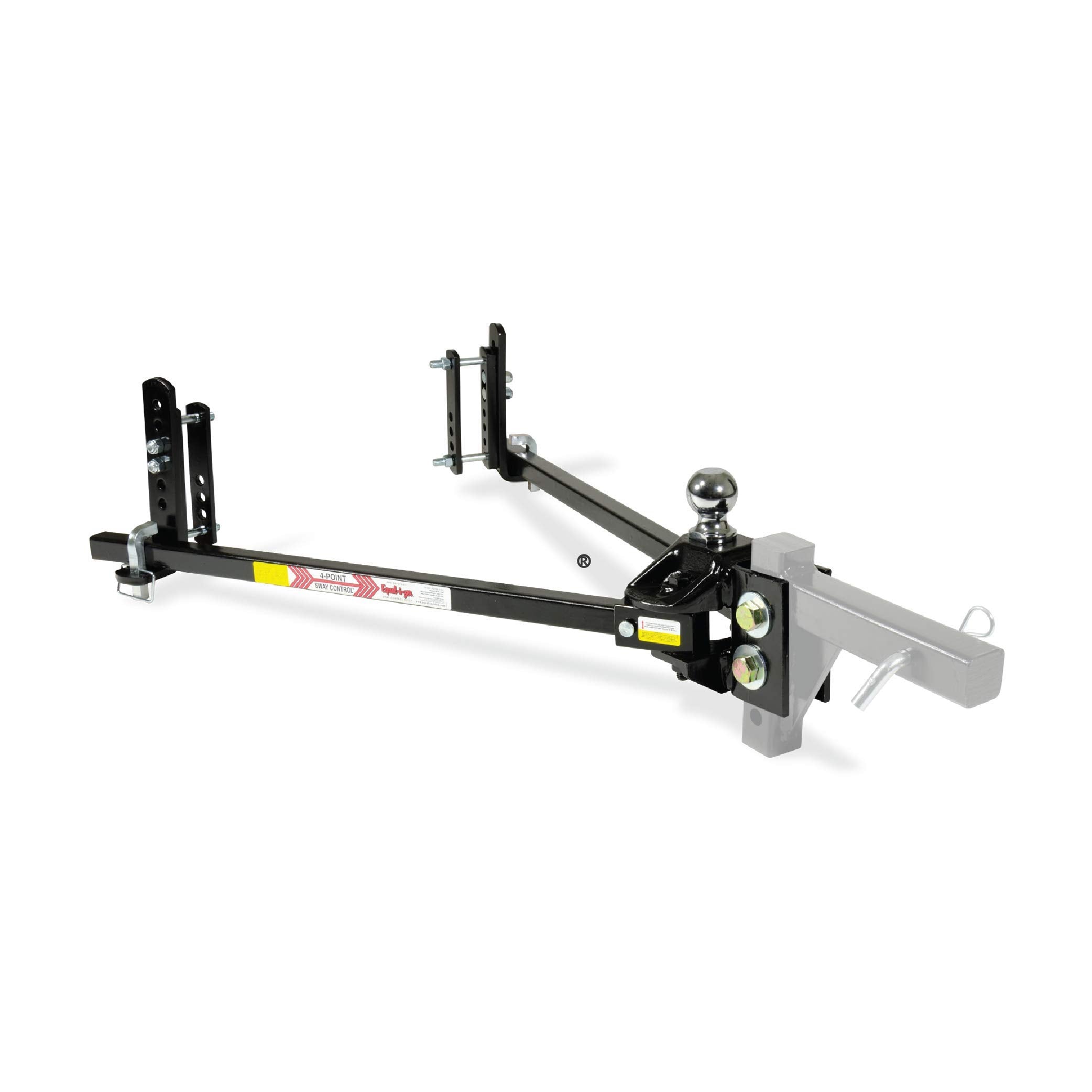 Equal-i-zer 4-point Sway Control Hitch, 90-00-1001, 10,000 Lbs Trailer Weight Rating, 1,000 Lbs Tongue Weight Rating, Weight Distribution Kit DOES NOT Include Hitch Shank, Ball NOT Included