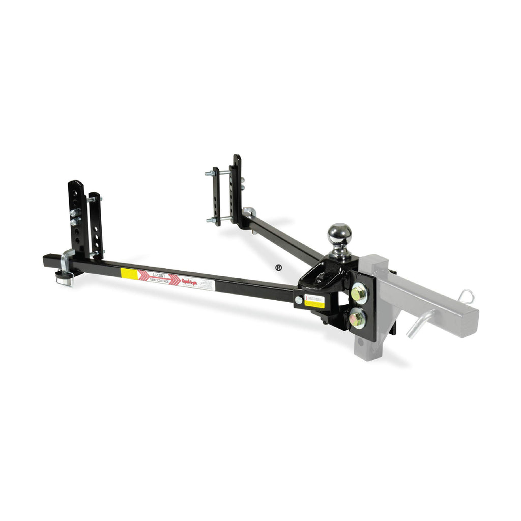 Equal-i-zer 4-point Sway Control Hitch, 90-00-0601, 6,000 Lbs Trailer Weight Rating, 600 Lbs Tongue Weight Rating, Weight Distribution Kit DOES NOT Include Hitch Shank, Ball NOT Included