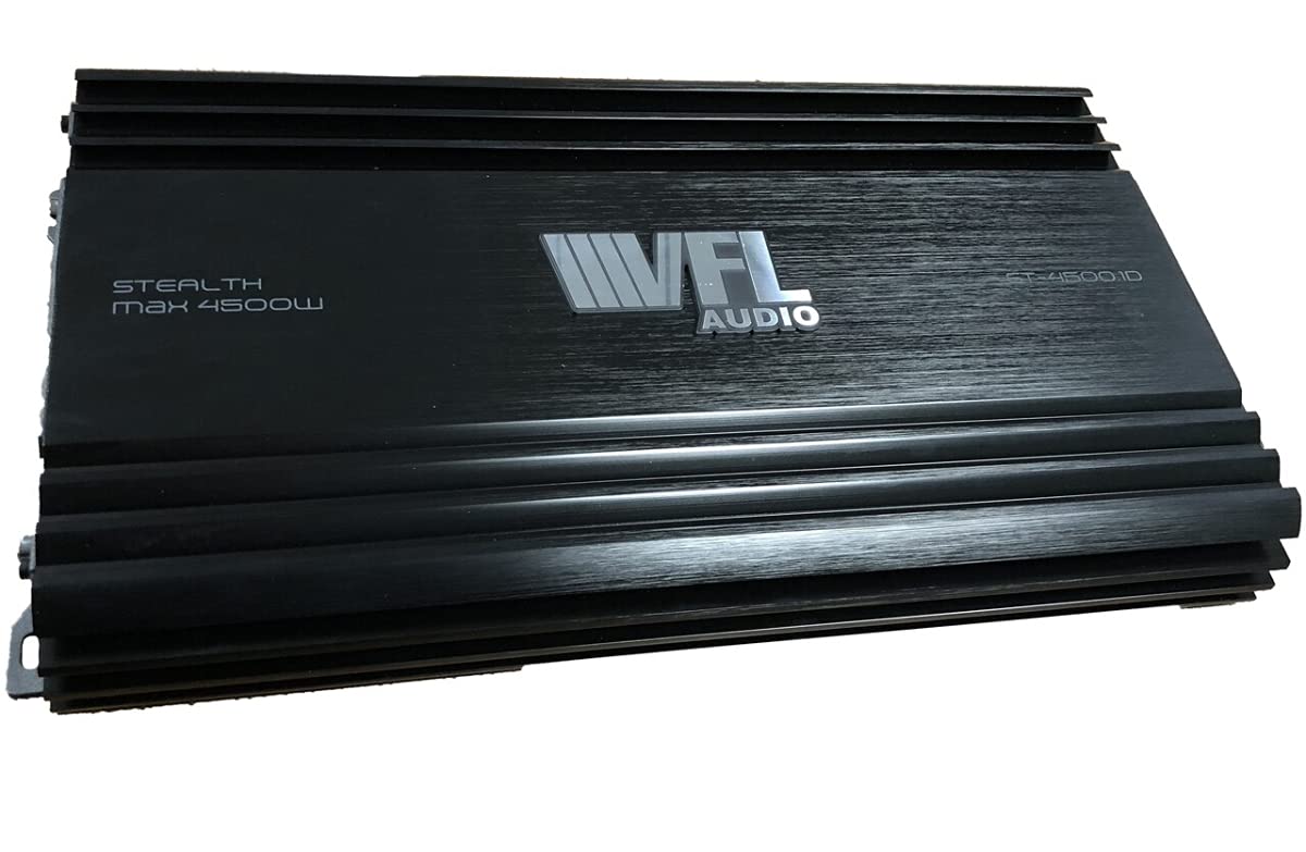 American Bass Stealth 5500.1D 1-Channel D Class Amplifier, 2800 Watts RMS, 6V DC, FCC Certified