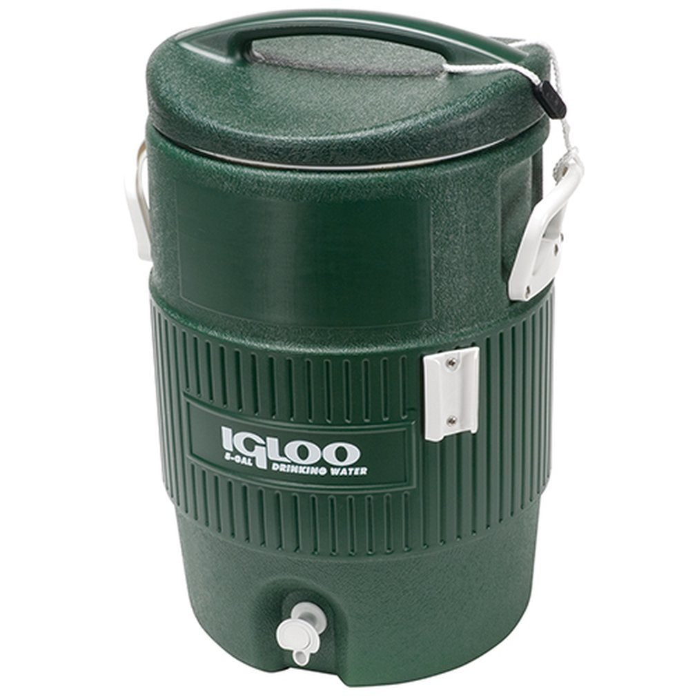 Beverage Cooler, 5 gal., Green