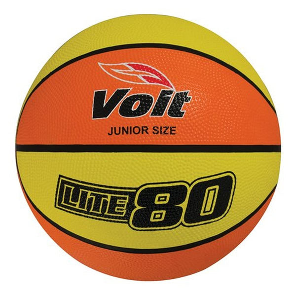 Voit Lite 80 Junior Basketball, Yellow/Orange, 27.5"
