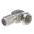 CableWholesale F-Pin Right Angle Male/Female L-Adaptor (26255520)