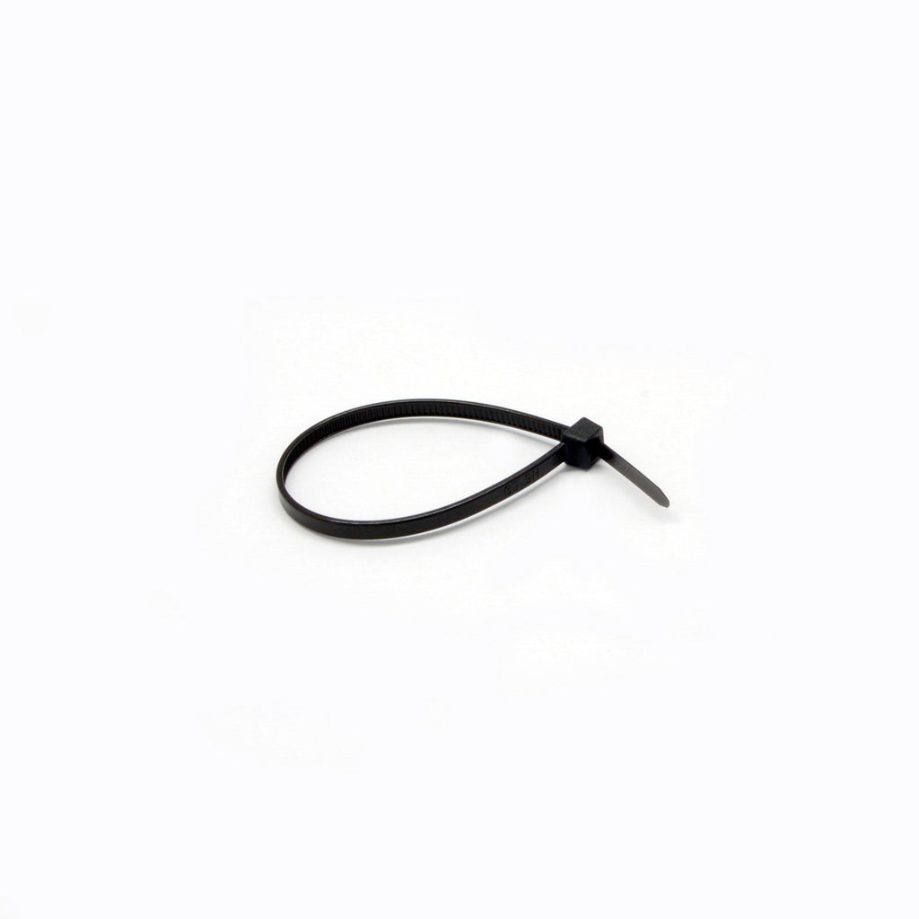 CableWholesale 4 Inch Nylon Cable Ties, 18 Lbs. (8 Kg) Weight Limit Tensile Strength, 100 Pack Self Locking Cable Zip Ties, White