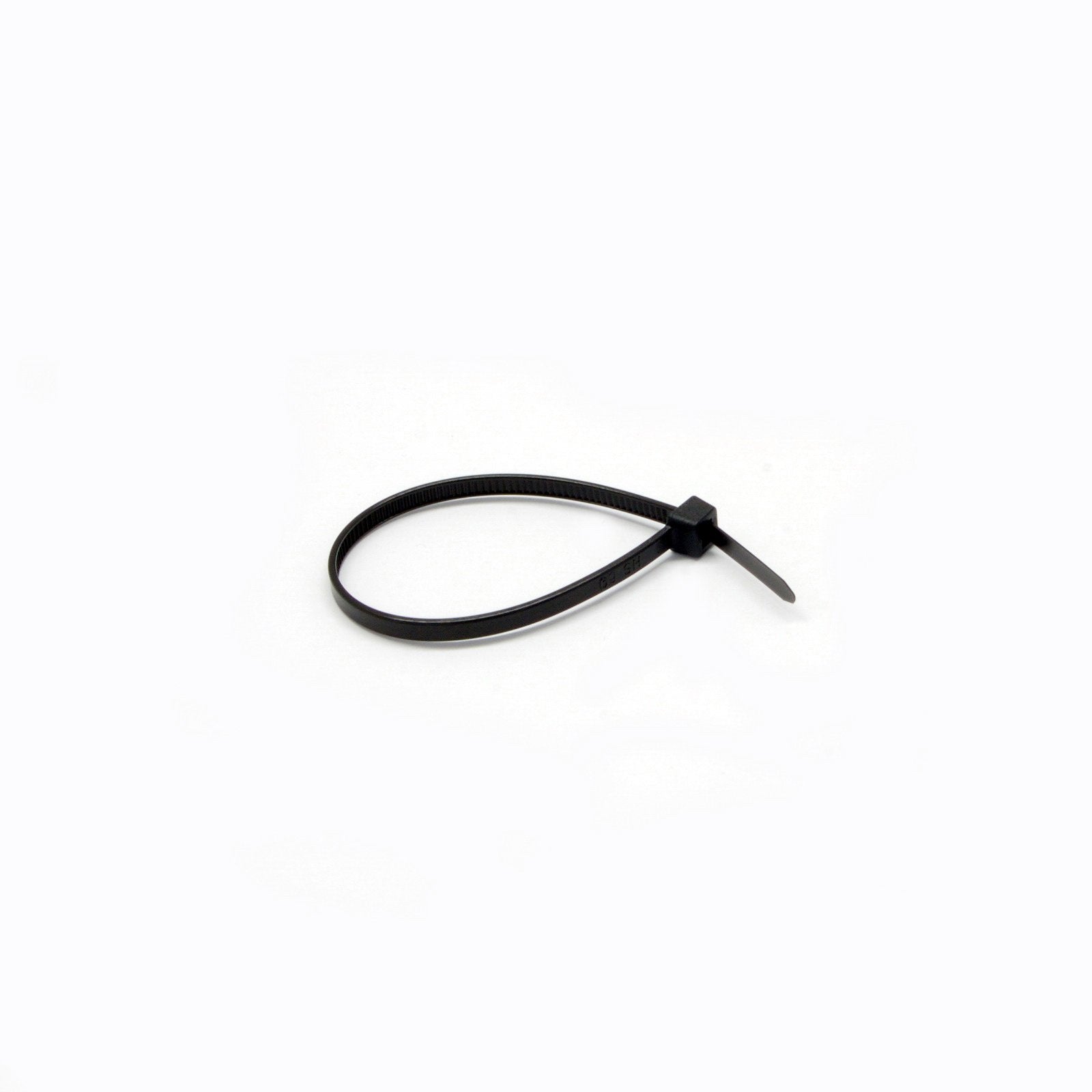 CableWholesale 4 Inch Nylon Cable Ties, 18 Lbs. (8 Kg) Weight Limit Tensile Strength, 100 Pack Self Locking Cable Zip Ties, White