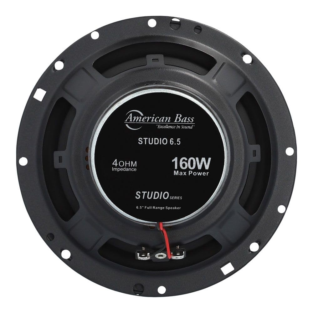 American Bass Studio 6.5" Full Range Speakers, 160, Pair