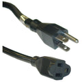 25 feet Power Extension Cord, Power Extension Cable, Black, SJT, NEMA 5-15P to NEMA 5-15R, 14 AWG, 3 Conductor, 15 Amp Power Cable, CableWholesale