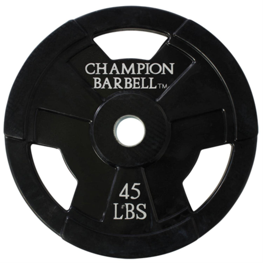 Champion Rubber Coated Grip Plate (10-Pound)