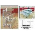 4 row 15' Pref. Tip-N-Roll Bleacher (EA)