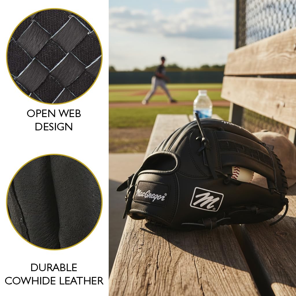 MacGregor Softball Glove, Right Hand Thrower