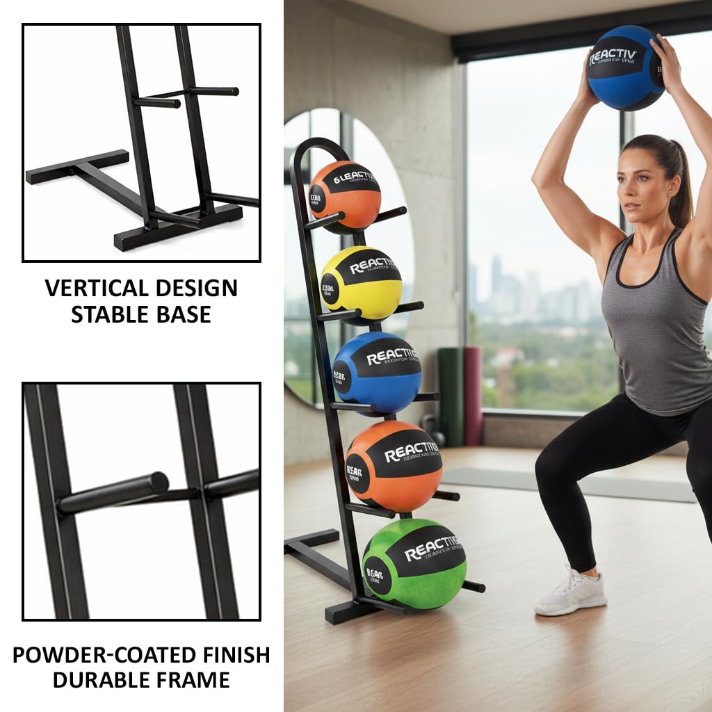 5-Ball Vertical Medicine Ball Rack (EA)