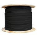 CableWholesale 1000 Foot Bulk Shielded Cat6a Ethernet Cable, F/UTP, Stranded Copper, Spool, 26AWG, 500Mhz, 10Gig Network Patch Cable, 1000 feet Spool, Black