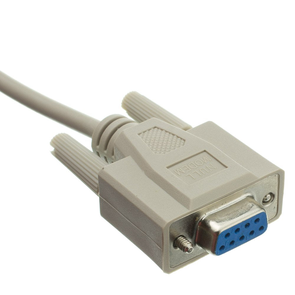 CableWholesale 6-Feet DB9 Male/DB9 Female 8C Null Modem Cable (10D1-20206)