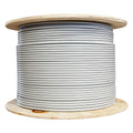 CableWholesale 1000 Foot Bulk Shielded Cat6a Ethernet Cable, F/UTP, Stranded Copper, Spool, 26AWG, 500Mhz, 10Gig Network Patch Cable, 1000 feet Spool, Gray