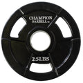Champion Barbell Olympic Rubber Coated Grip Plate, 2.5-Pound