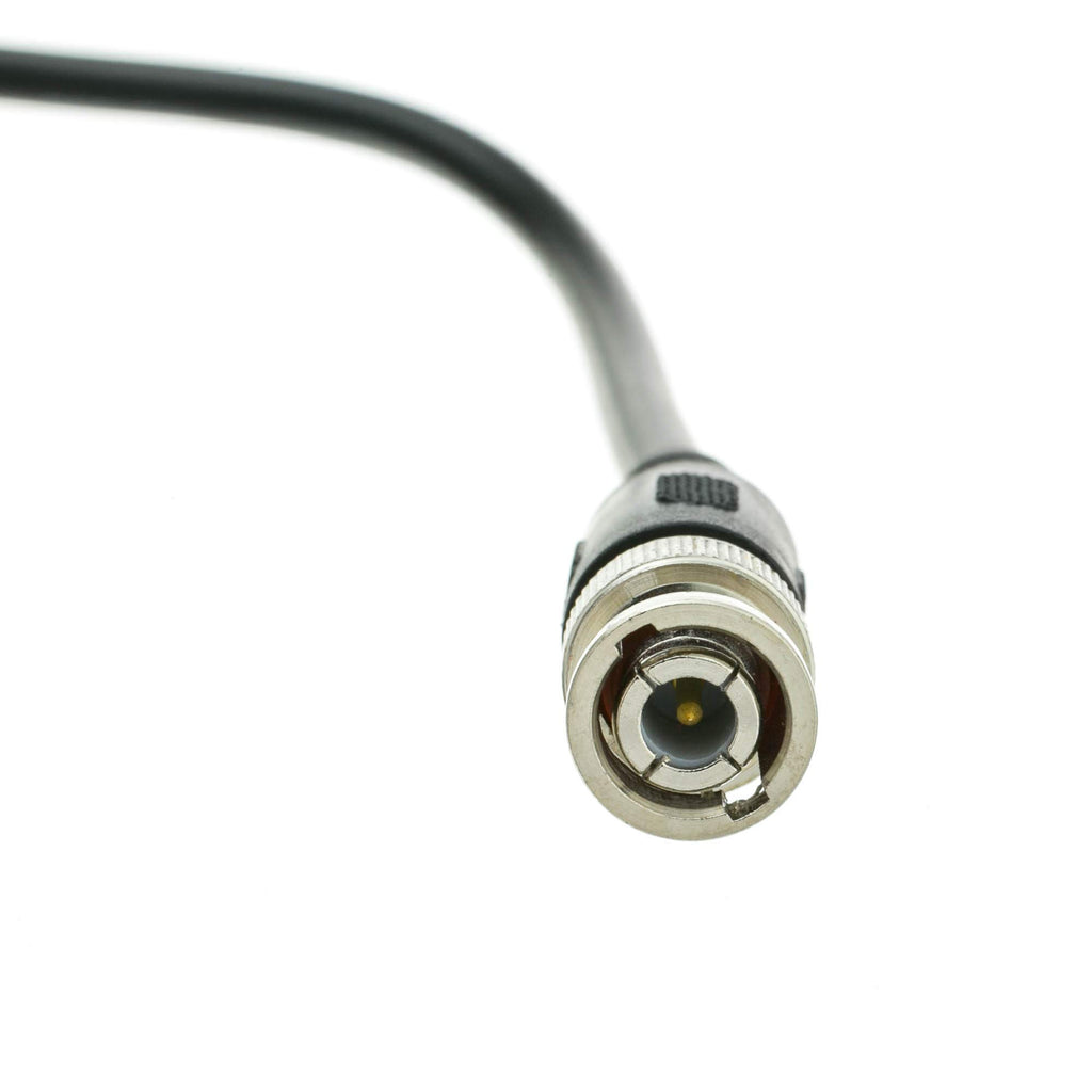 CableWholesale RG59/U Coaxial Cable, BNC Male to BNC Male Connector Coax Cable for Video, 75 Ohm, 22 AWG, Black, 6 ft