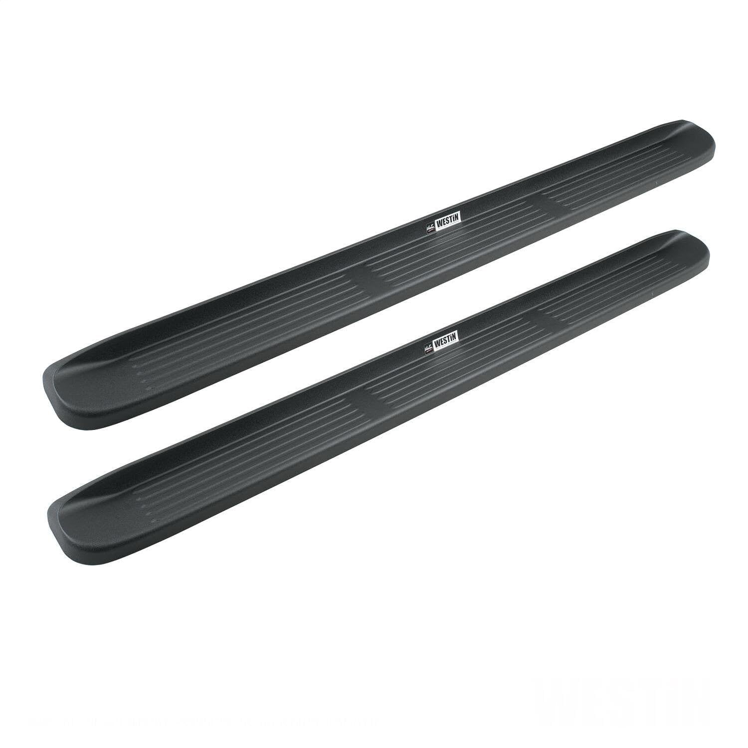 Westin 27-0010 Molded Running Boards Unlighted 79 in. Black Pair