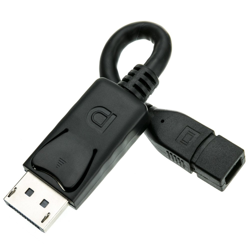 Cable Wholesale DisplayPort Male to Mini DisplayPort Female 6 inch Adapter Cable